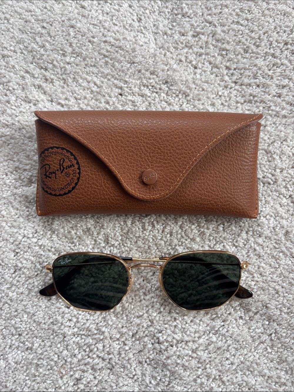 Ray-Ban Hexagonal Flat Lens Sunglasses
